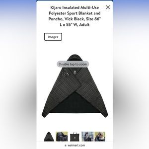 Insulated hooded folded blanket